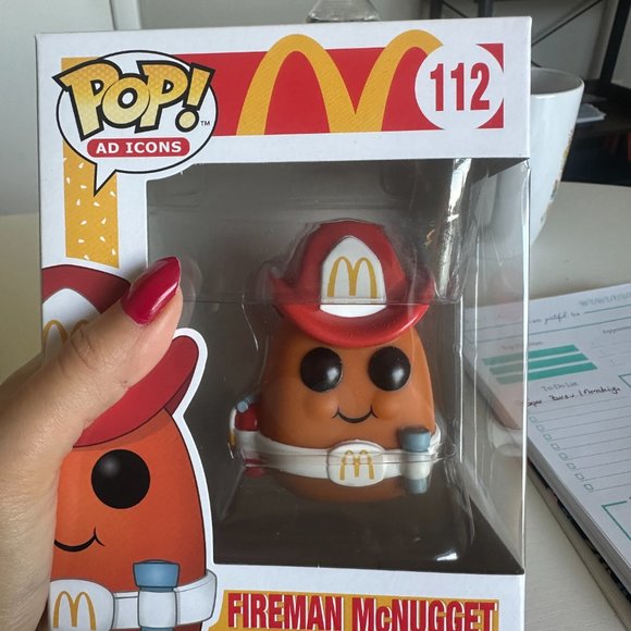 Funko POP Ad Icons: McDonald's - Fireman Nugget, Multicolor, Gift Idea NEW - Picture 1 of 4
